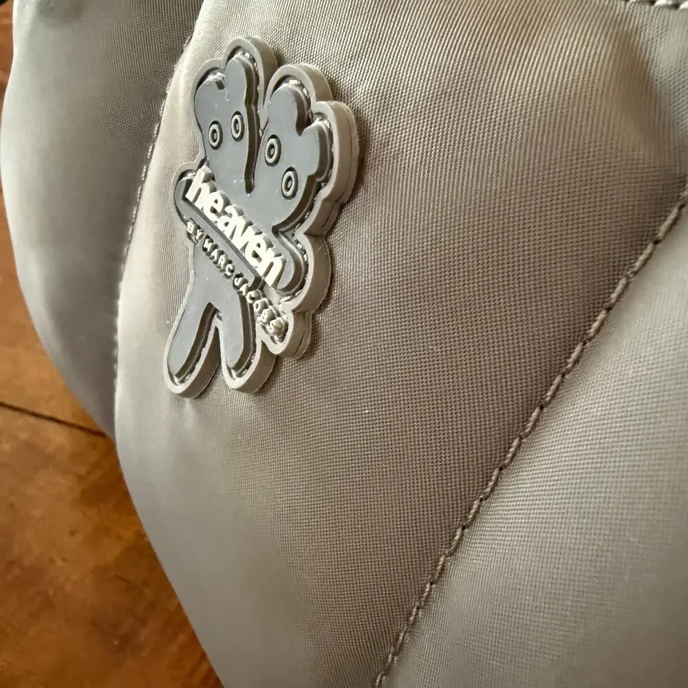 Heaven by Marc Jacobs Puffy Nylon Shoulder Bag – Cement Grey